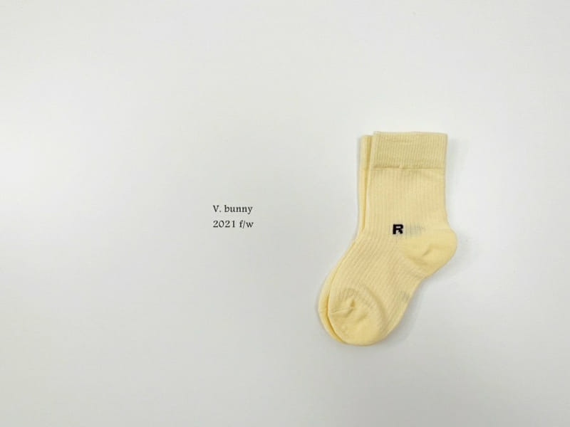 V BUNNY - Korean Children Fashion - #Kfashion4kids - R Socks [set of 5] - 5