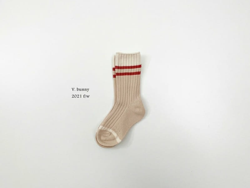 V BUNNY - Korean Children Fashion - #Kfashion4kids - Sple Socks [set of 4] - 4