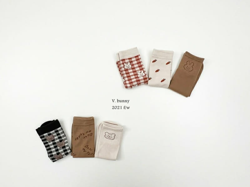 V BUNNY - Korean Children Fashion - #Kfashion4kids - BB Socks [set of 3]