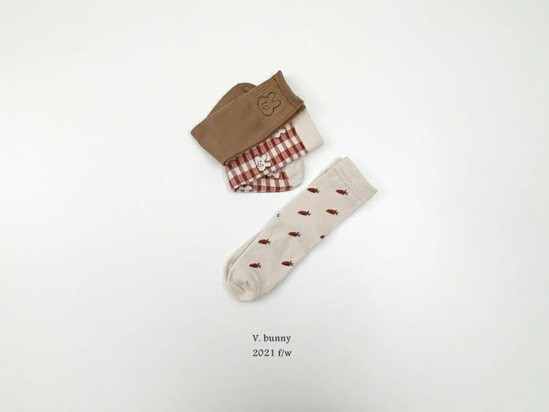 V BUNNY - Korean Children Fashion - #Kfashion4kids - BB Socks [set of 3] - 4