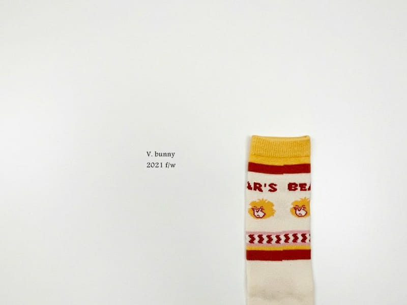 V BUNNY - Korean Children Fashion - #Kfashion4kids - Bear Socks [set of 4] - 7