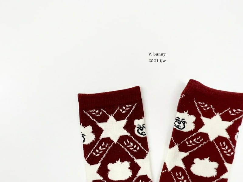 V BUNNY - Korean Children Fashion - #Kfashion4kids - Bear Socks [set of 4] - 9