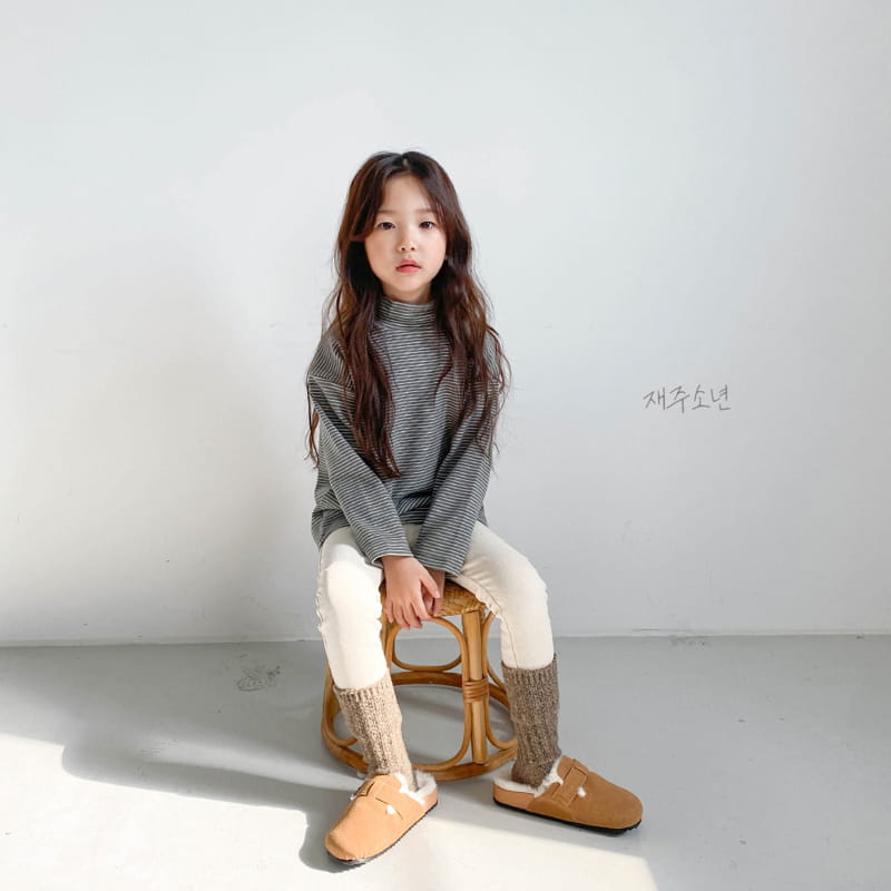 WITTY BOY - Korean Children Fashion - #Kfashion4kids - Praiseworthy Cotton Jeans Leggings