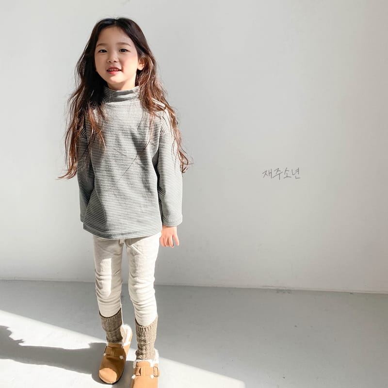 WITTY BOY - Korean Children Fashion - #Kfashion4kids - Praiseworthy Cotton Jeans Leggings - 2
