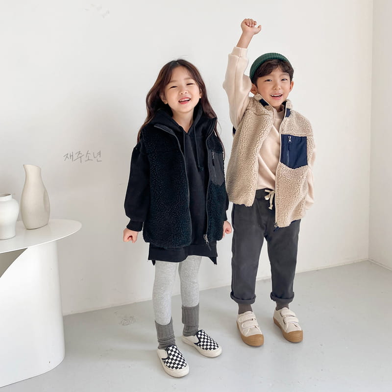 WITTY BOY - Korean Children Fashion - #Kfashion4kids - Bucket Long Hoody - 10