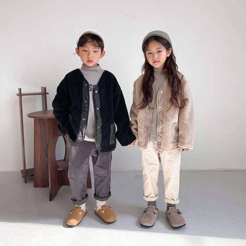 WITTY BOY - Korean Children Fashion - #Kfashion4kids - Creamy Half Turtleneck Tee - 12