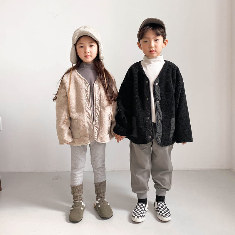 WITTY BOY - Korean Children Fashion - #Kfashion4kids - Creamy Half Turtleneck Tee - 2