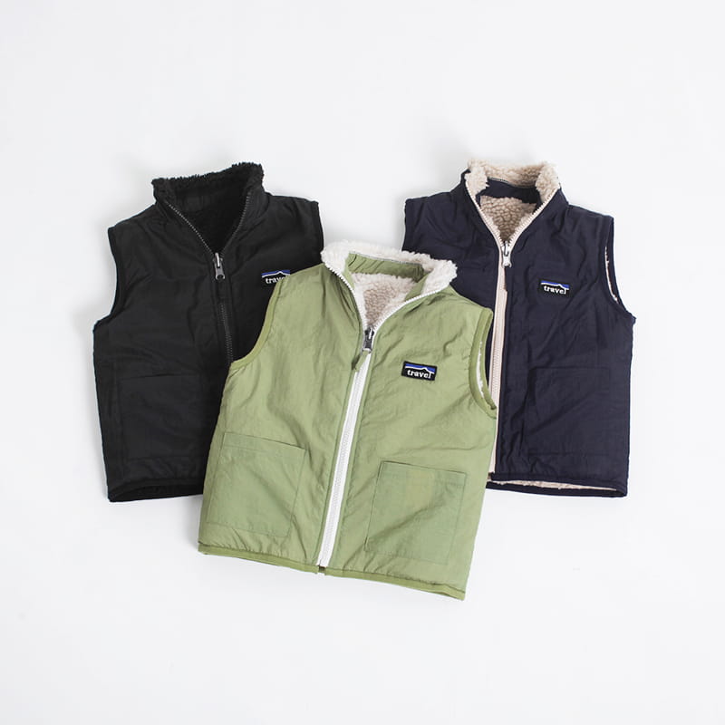 WITTY BOY - Korean Children Fashion - #Kfashion4kids - Travel Reversible Vest - 10