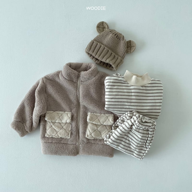 WOODIE - Korean Children Fashion - #Kfashion4kids - Boa Hair Jumper - 5