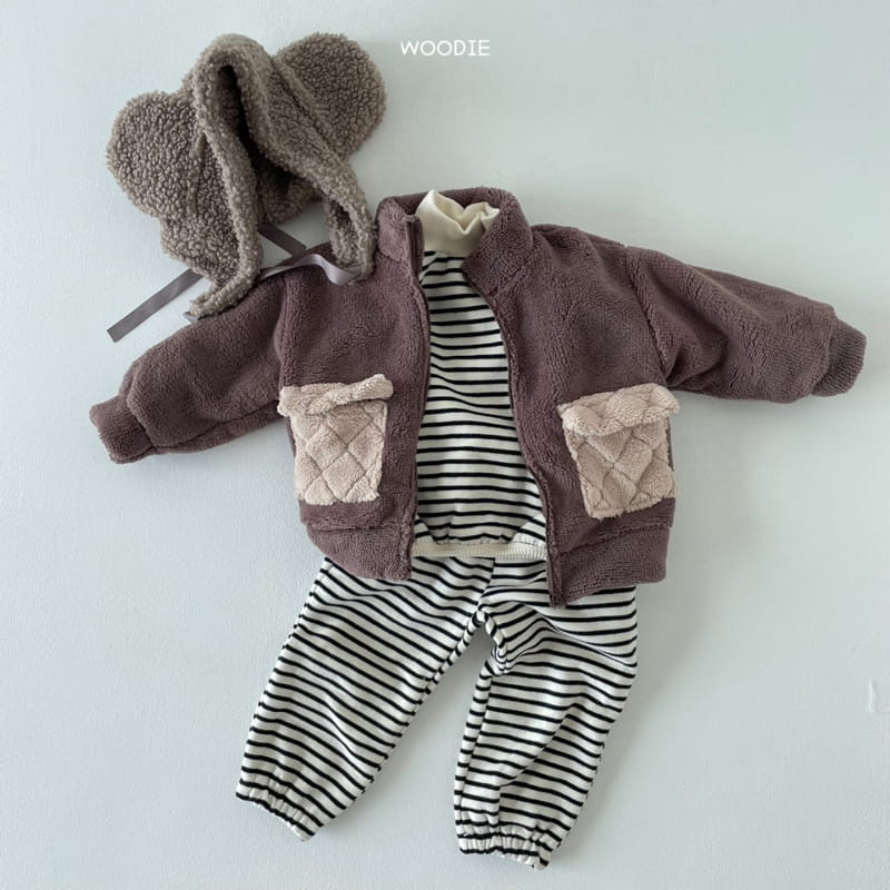 WOODIE - Korean Children Fashion - #Kfashion4kids - Boa Hair Jumper - 8