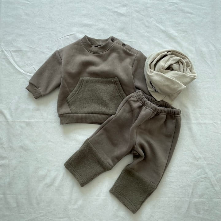 WOODIE - Korean Children Fashion - #Kfashion4kids - Color Top Bottom Set - 2