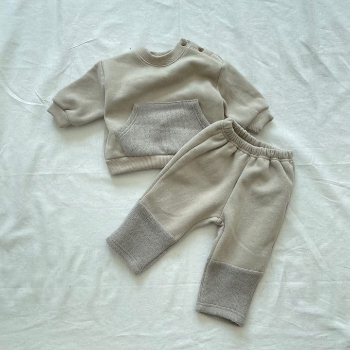 WOODIE - Korean Children Fashion - #Kfashion4kids - Color Top Bottom Set - 3