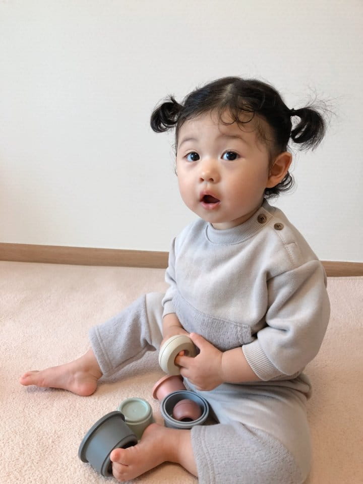 WOODIE - Korean Children Fashion - #Kfashion4kids - Color Top Bottom Set - 6