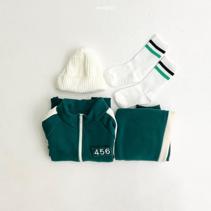 WOODIE - Korean Children Fashion - #Kfashion4kids - 456 Top Bottom Set with Detachable Patch - 6