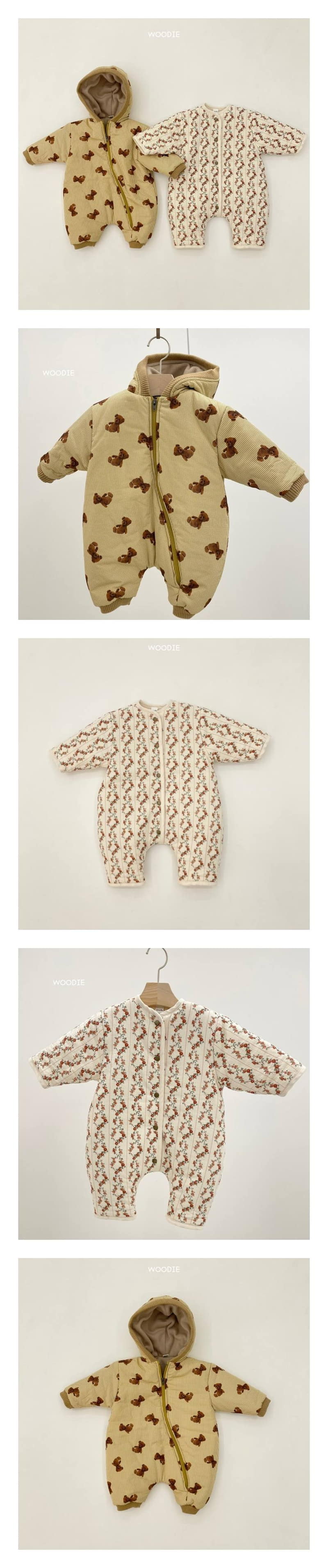 WOODIE - Korean Children Fashion - #Kfashion4kids - Padding Bodysuit