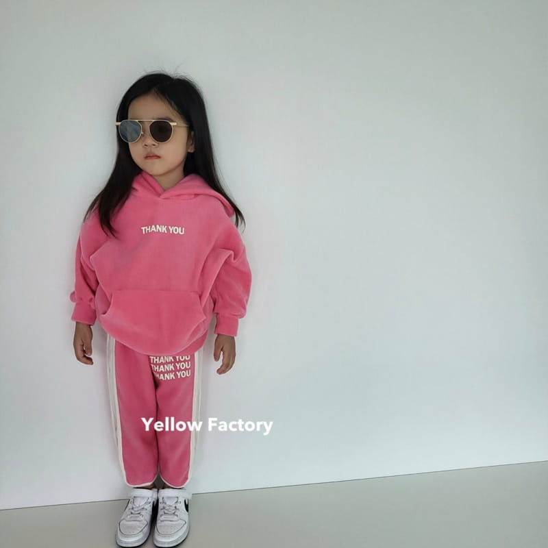 YELLOW FACTORY - Korean Children Fashion - #Kfashion4kids - Thank you Top Bottom Set - 10