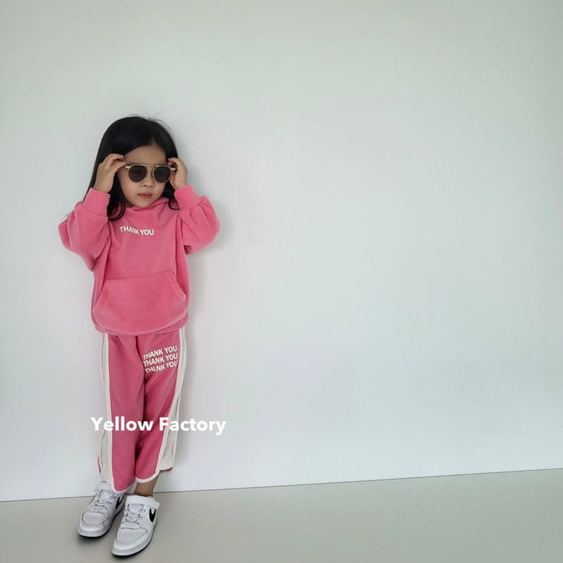 YELLOW FACTORY - Korean Children Fashion - #Kfashion4kids - Thank you Top Bottom Set - 12