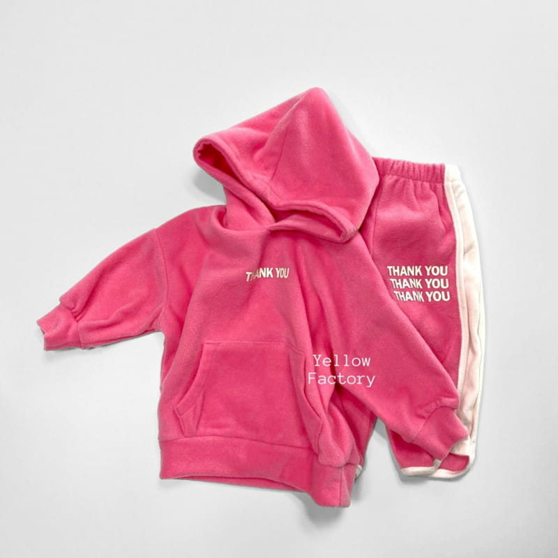 YELLOW FACTORY - Korean Children Fashion - #Kfashion4kids - Thank you Top Bottom Set - 3