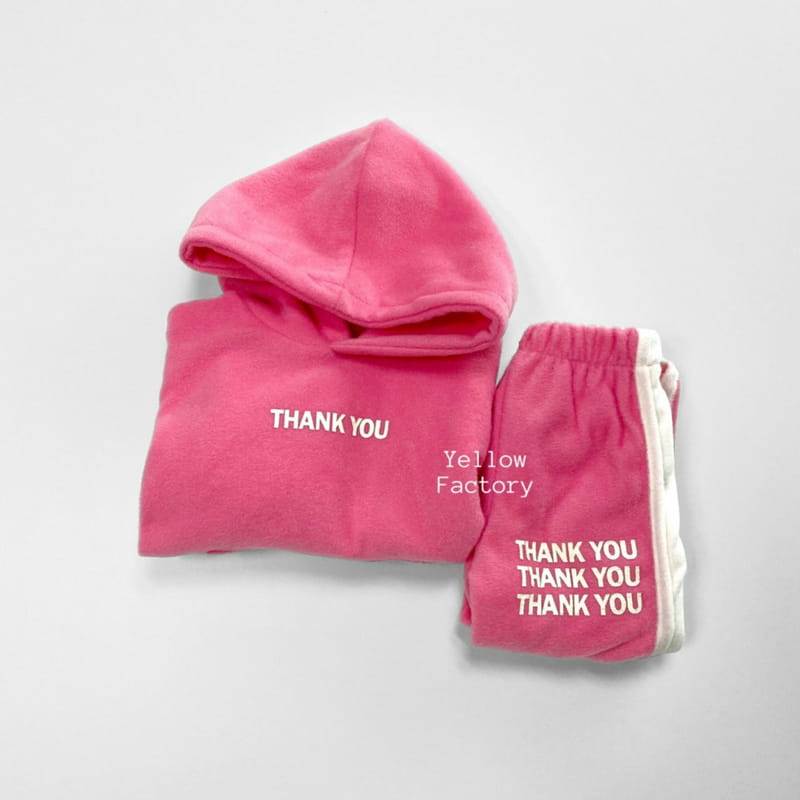 YELLOW FACTORY - Korean Children Fashion - #Kfashion4kids - Thank you Top Bottom Set - 6