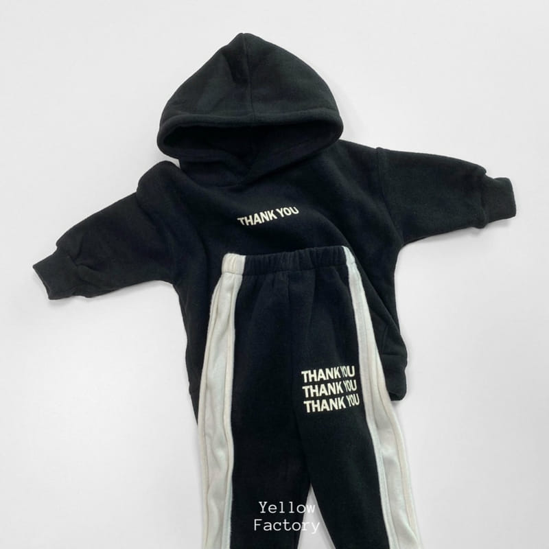 YELLOW FACTORY - Korean Children Fashion - #Kfashion4kids - Thank you Top Bottom Set - 8