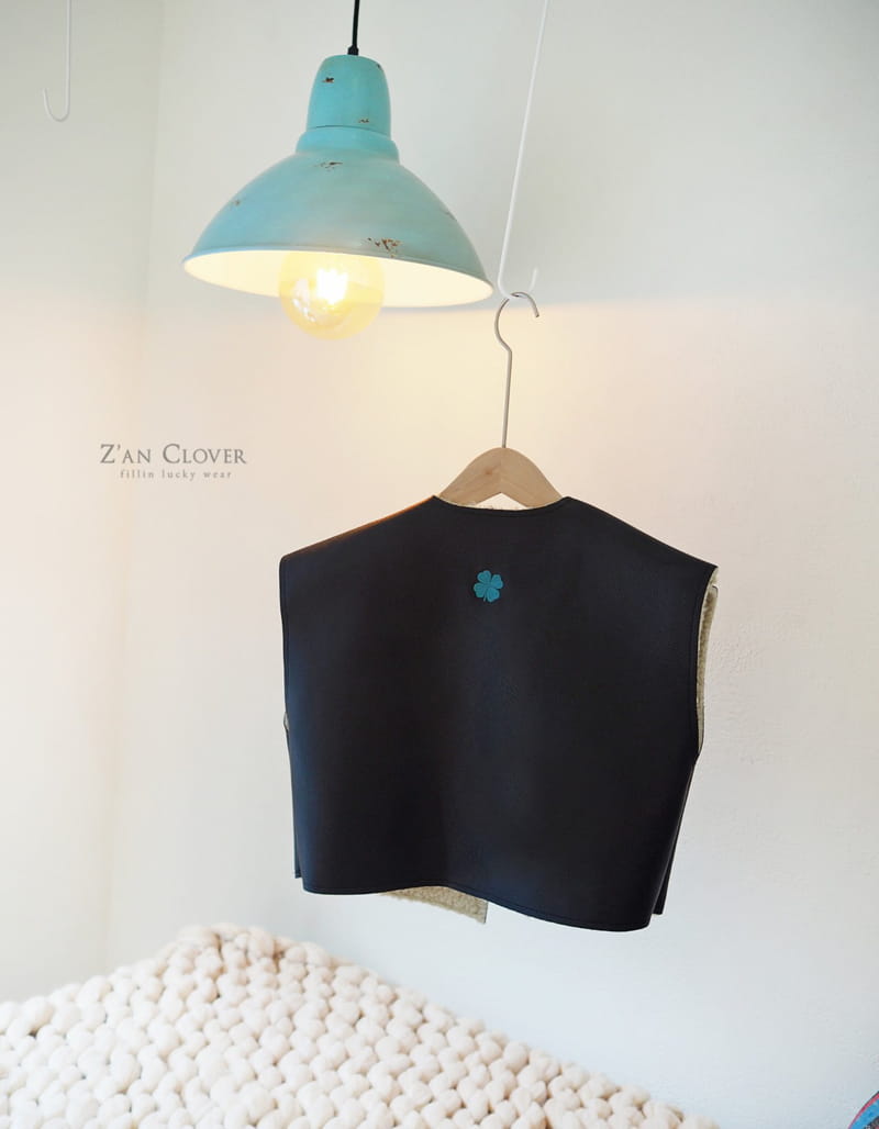 ZAN CLOVER - Korean Children Fashion - #Kfashion4kids - Clover Swede Vest - 2