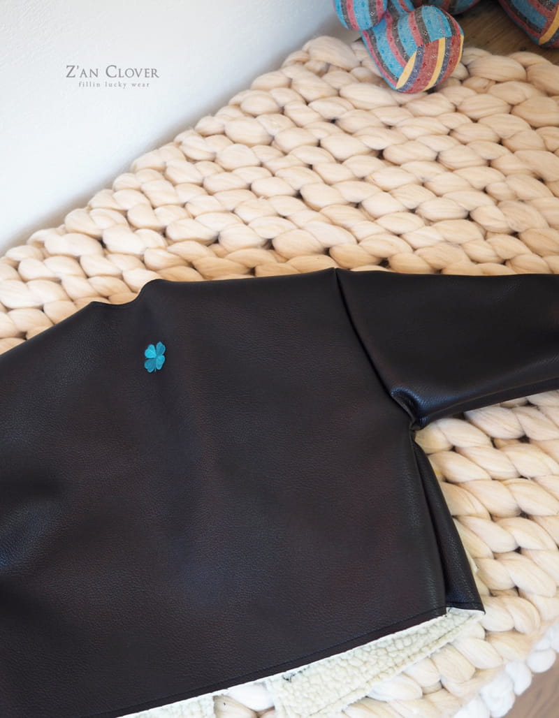 ZAN CLOVER - Korean Children Fashion - #Kfashion4kids - Clover Swede Jacket - 5