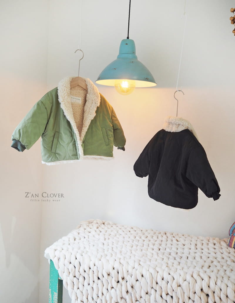 ZAN CLOVER - Korean Children Fashion - #Kfashion4kids - Quilting Shawl Collar Jacket