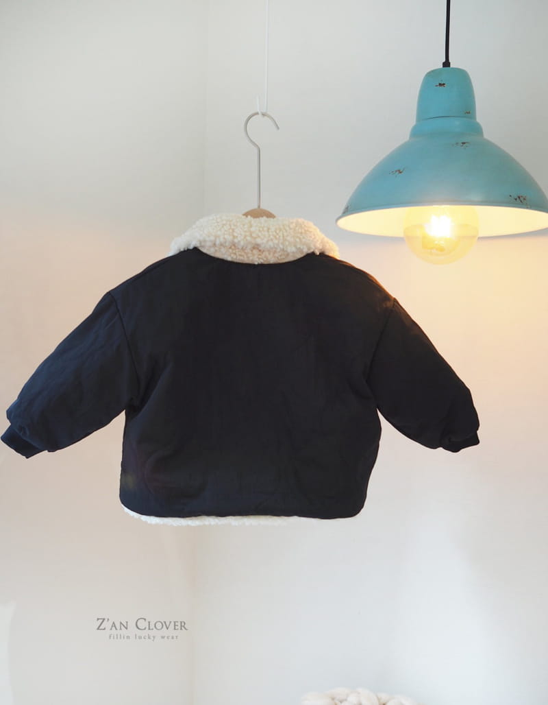 ZAN CLOVER - Korean Children Fashion - #Kfashion4kids - Quilting Shawl Collar Jacket - 9