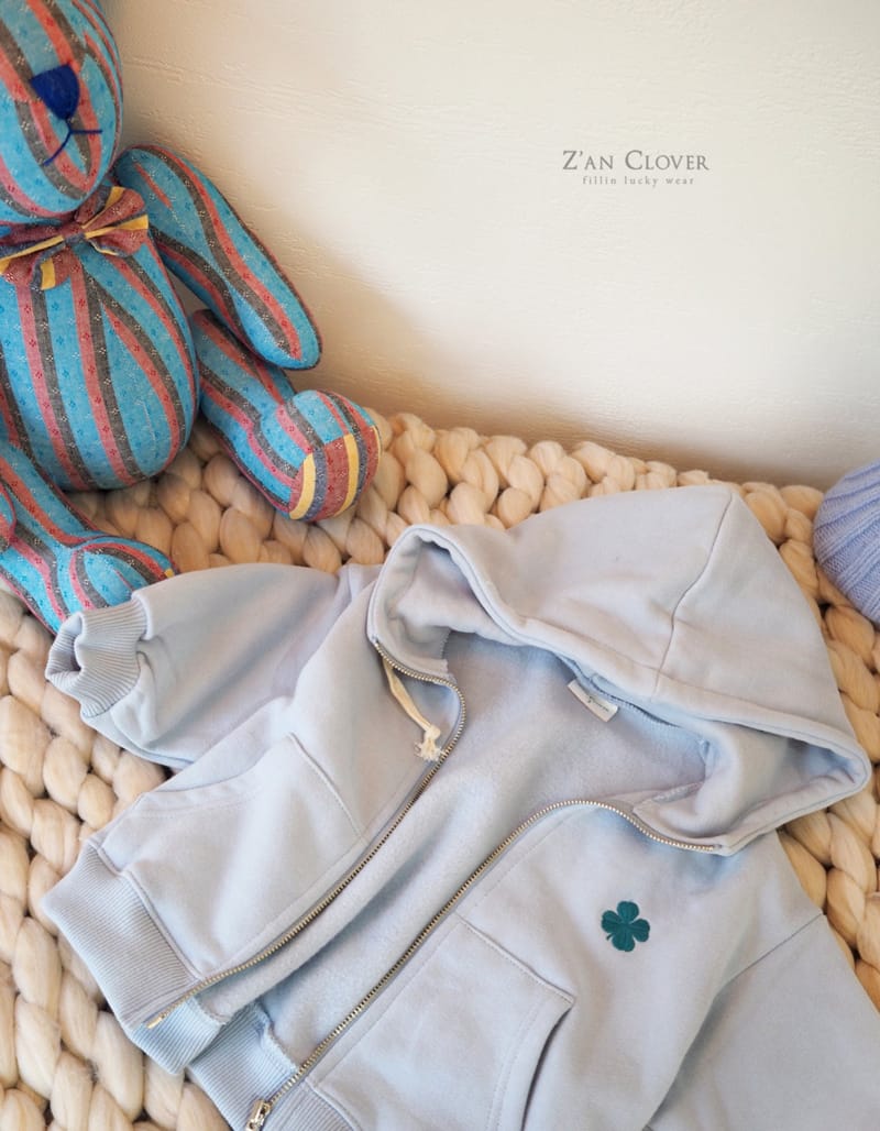ZAN CLOVER - Korean Children Fashion - #Kfashion4kids - Clover Hoody Zip-up - 8