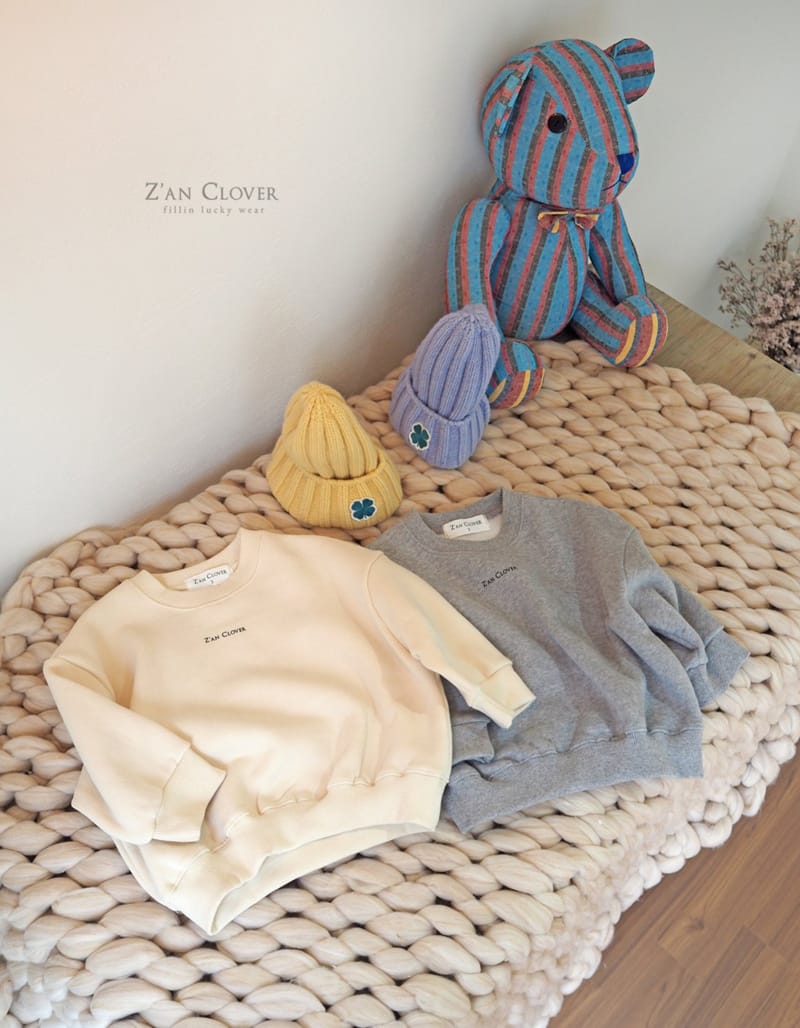 ZAN CLOVER - Korean Children Fashion - #Kfashion4kids - Clover Sweatshirt