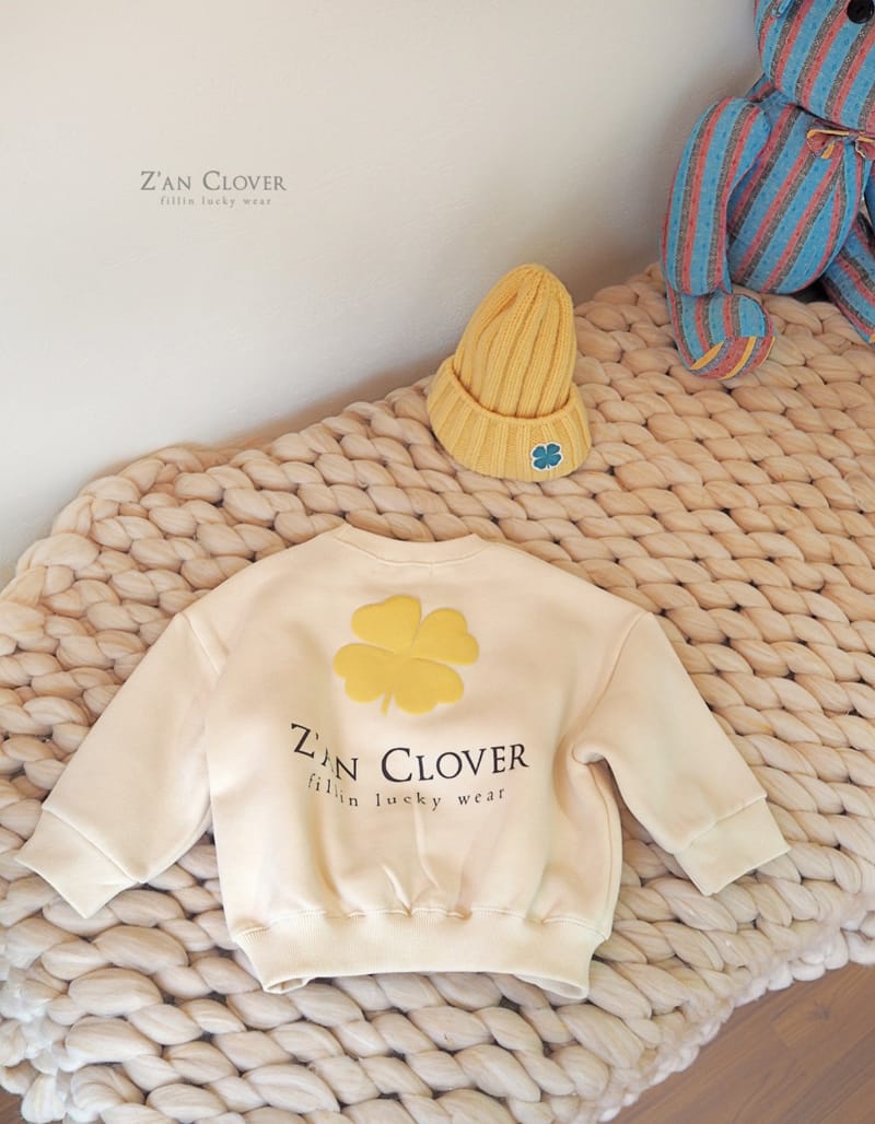 ZAN CLOVER - Korean Children Fashion - #Kfashion4kids - Clover Sweatshirt - 4