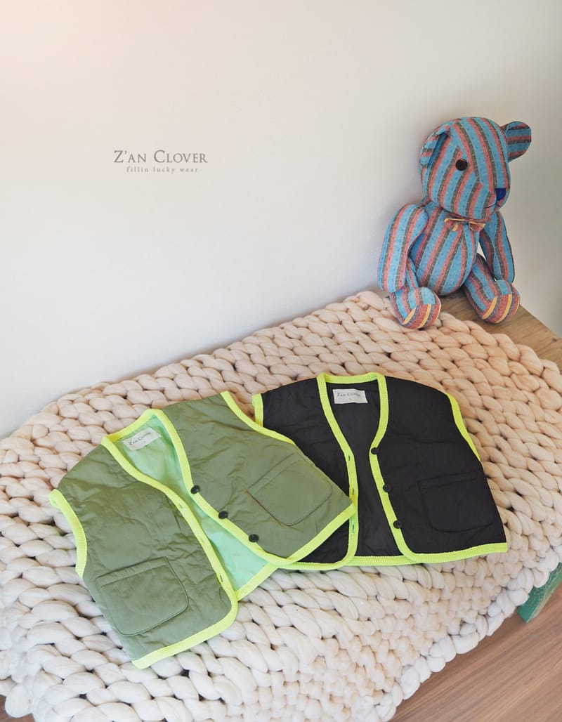 ZAN CLOVER - Korean Children Fashion - #Kfashion4kids - Quilting Vest - 4