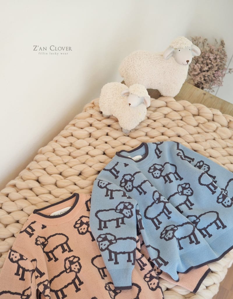 ZAN CLOVER - Korean Children Fashion - #Kfashion4kids - Sheep Knit