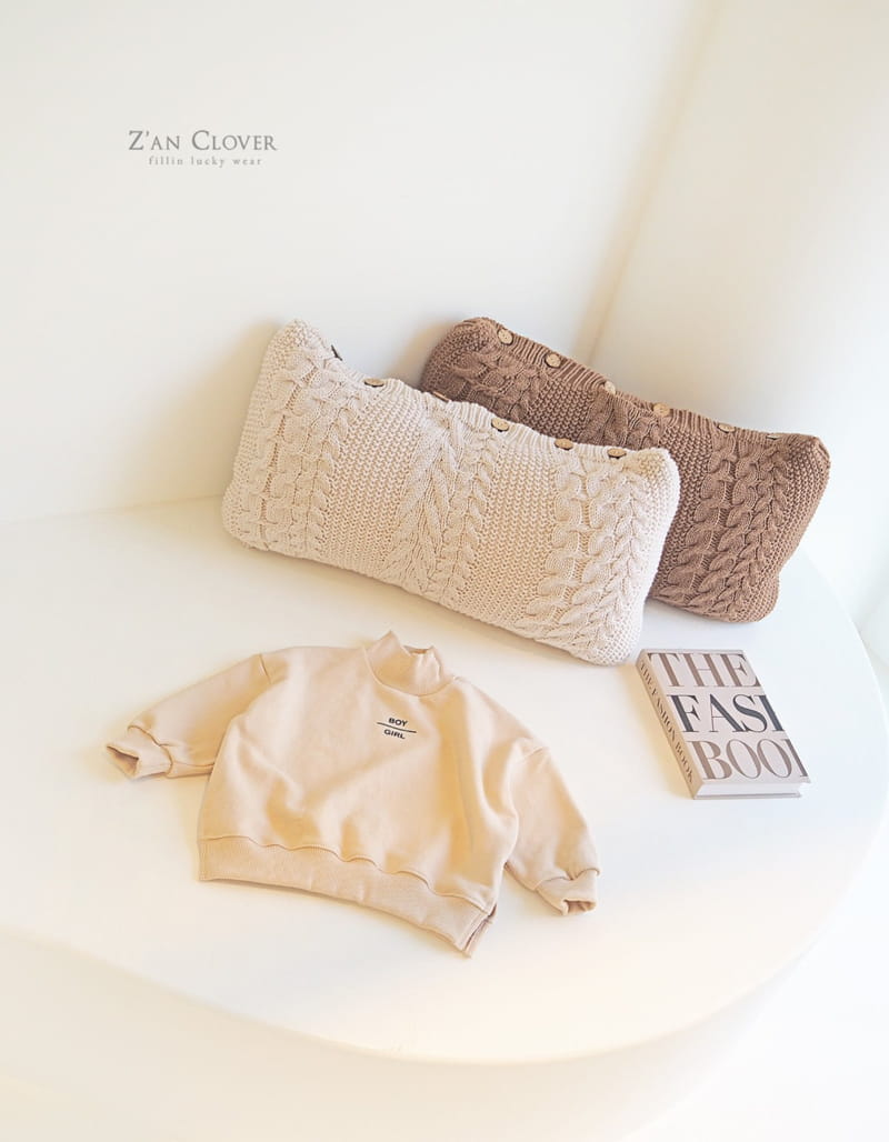 ZAN CLOVER - Korean Children Fashion - #Kfashion4kids - Boy And Girl Sweatshirt - 2