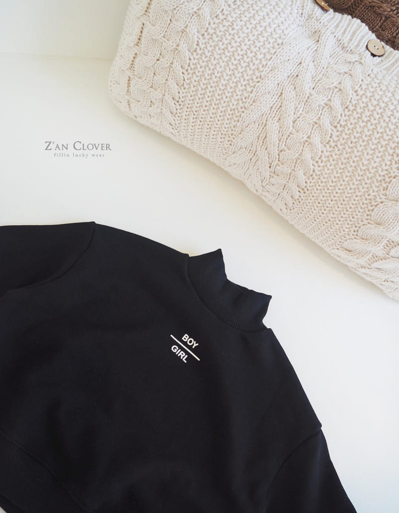 ZAN CLOVER - Korean Children Fashion - #Kfashion4kids - Boy And Girl Sweatshirt - 6