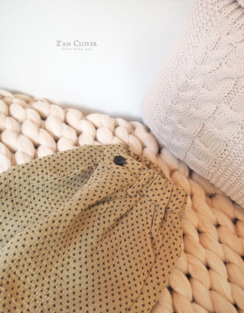 ZAN CLOVER - Korean Children Fashion - #Kfashion4kids - Jacquard Wide Pants - 7