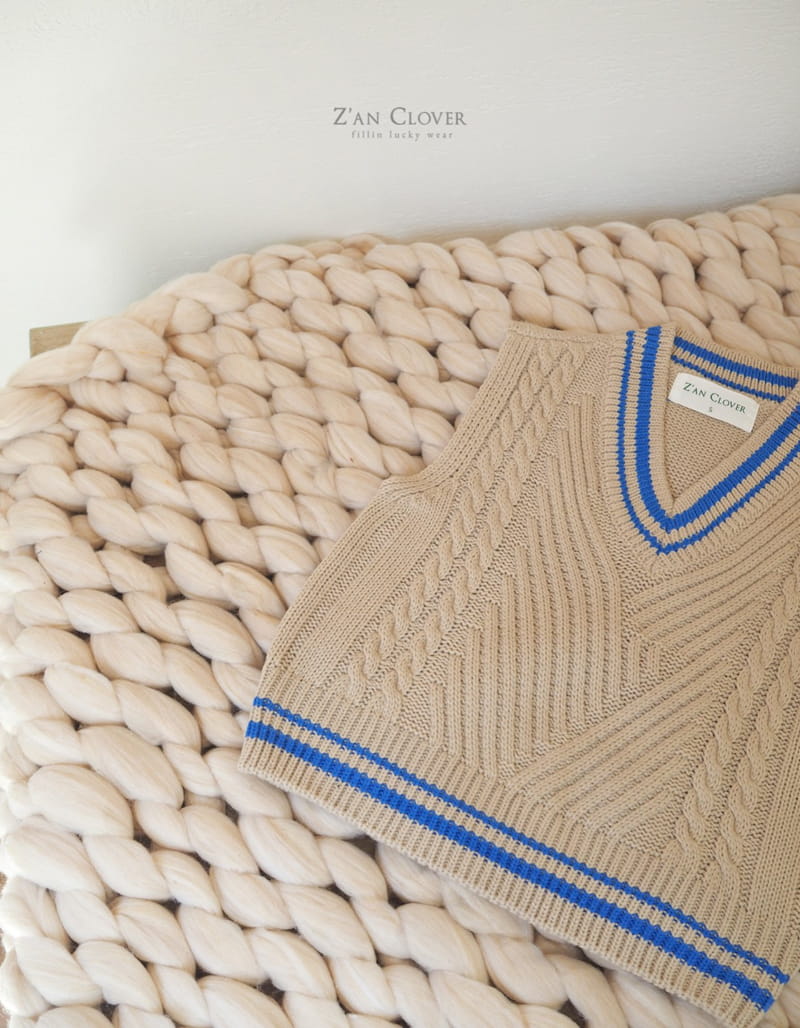 ZAN CLOVER - Korean Children Fashion - #Kfashion4kids - Knit Vest - 5