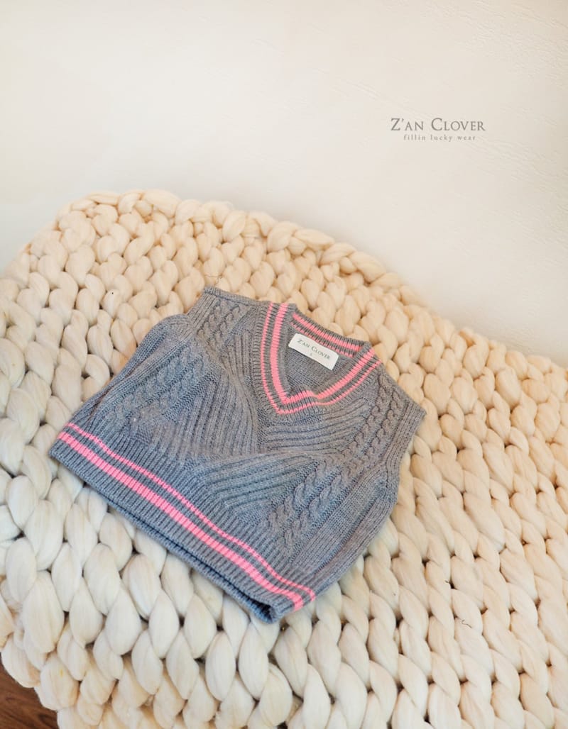 ZAN CLOVER - Korean Children Fashion - #Kfashion4kids - Knit Vest - 6