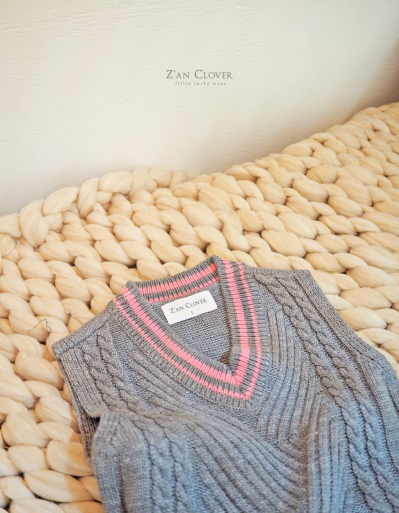 ZAN CLOVER - Korean Children Fashion - #Kfashion4kids - Knit Vest - 7