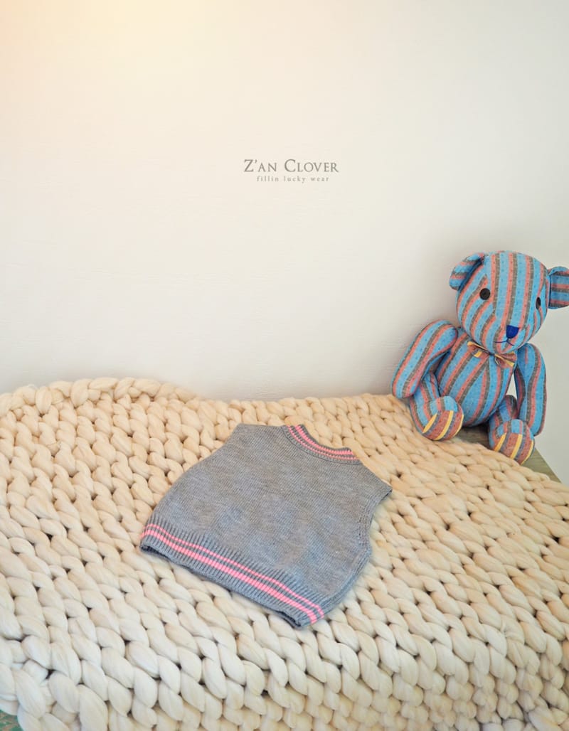 ZAN CLOVER - Korean Children Fashion - #Kfashion4kids - Knit Vest - 8