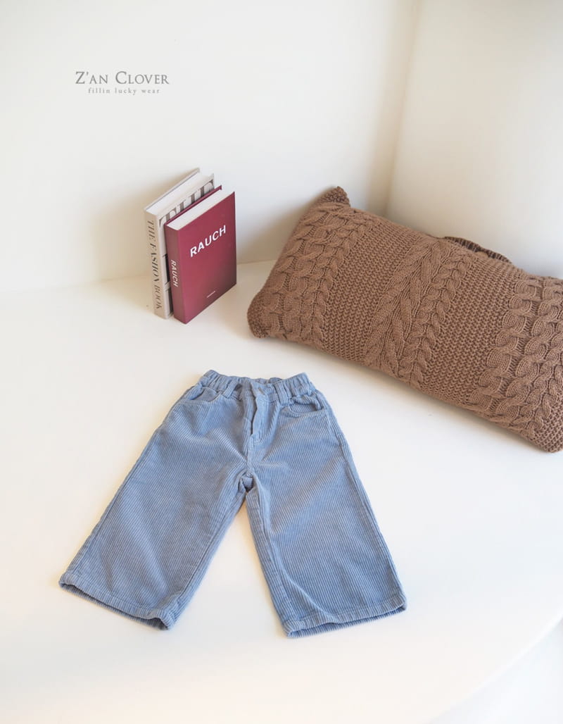 ZAN CLOVER - Korean Children Fashion - #Kfashion4kids - Rib Wide Pants - 5