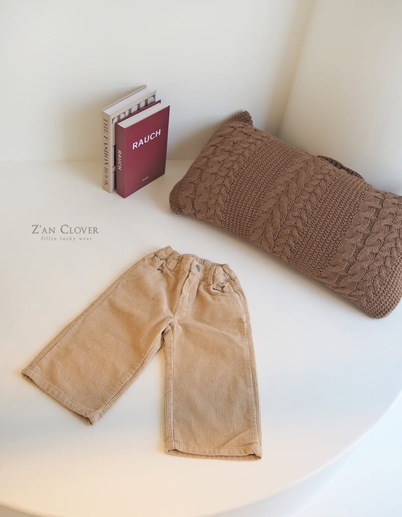 ZAN CLOVER - Korean Children Fashion - #Kfashion4kids - Rib Wide Pants - 7