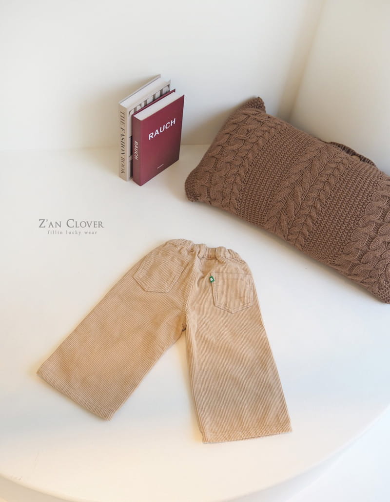 ZAN CLOVER - Korean Children Fashion - #Kfashion4kids - Rib Wide Pants - 9