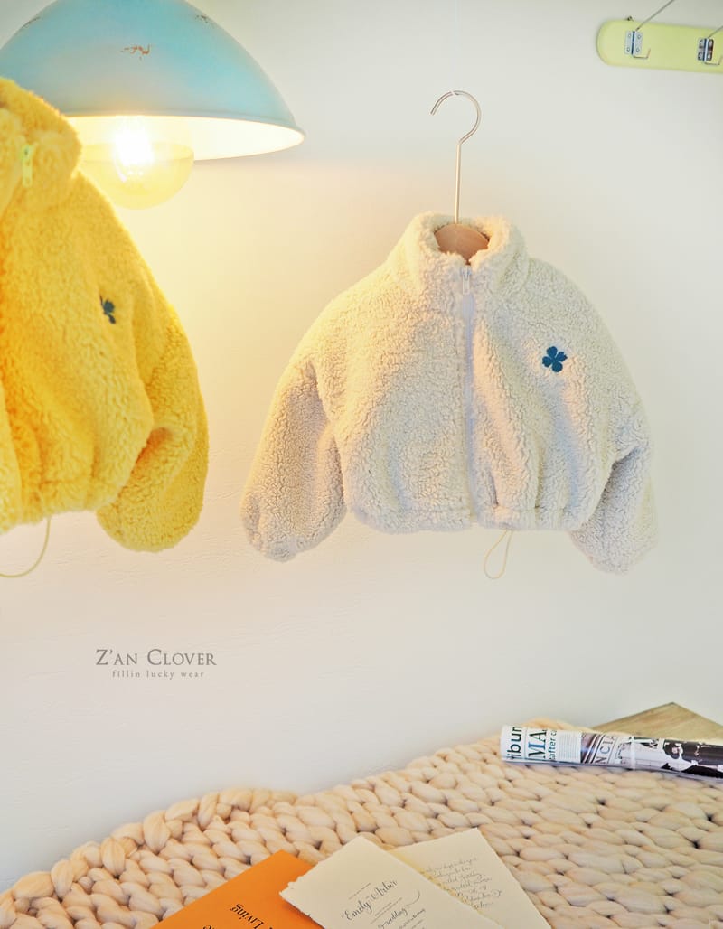 ZAN CLOVER - Korean Children Fashion - #Kfashion4kids - Crop Fleece Jumper - 2