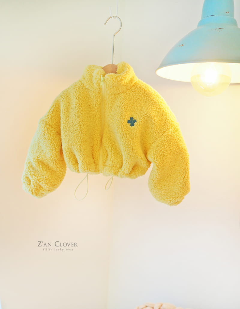 ZAN CLOVER - Korean Children Fashion - #Kfashion4kids - Crop Fleece Jumper - 3