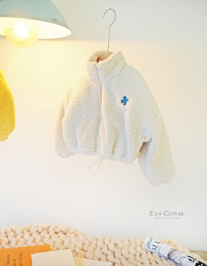 ZAN CLOVER - Korean Children Fashion - #Kfashion4kids - Crop Fleece Jumper - 5