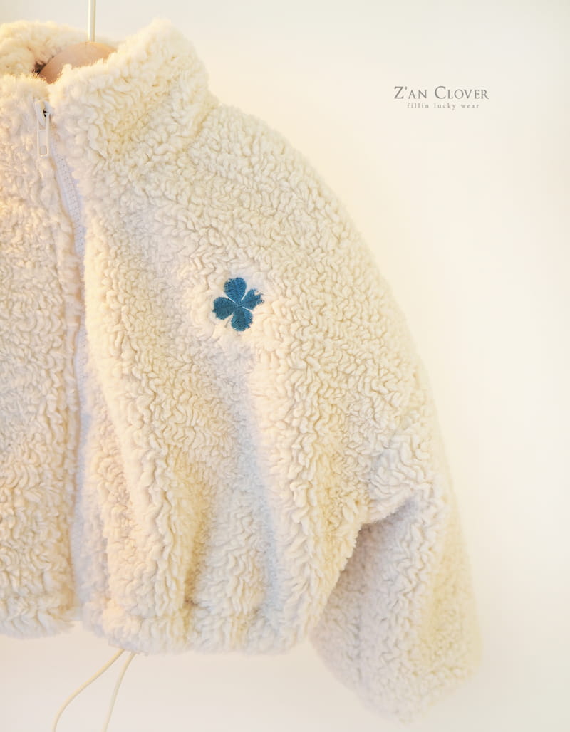 ZAN CLOVER - Korean Children Fashion - #Kfashion4kids - Crop Fleece Jumper - 6