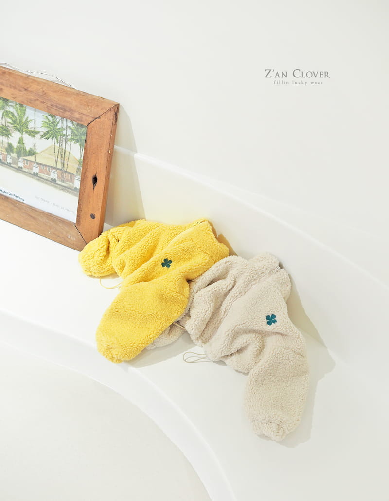 ZAN CLOVER - Korean Children Fashion - #Kfashion4kids - Crop Fleece Jumper - 7