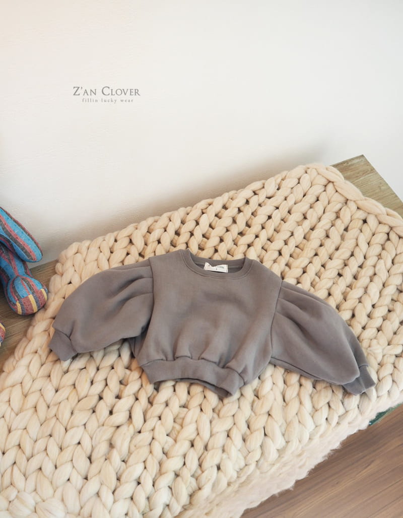 ZAN CLOVER - Korean Children Fashion - #Kfashion4kids - Puff Short Sweatshirt - 3