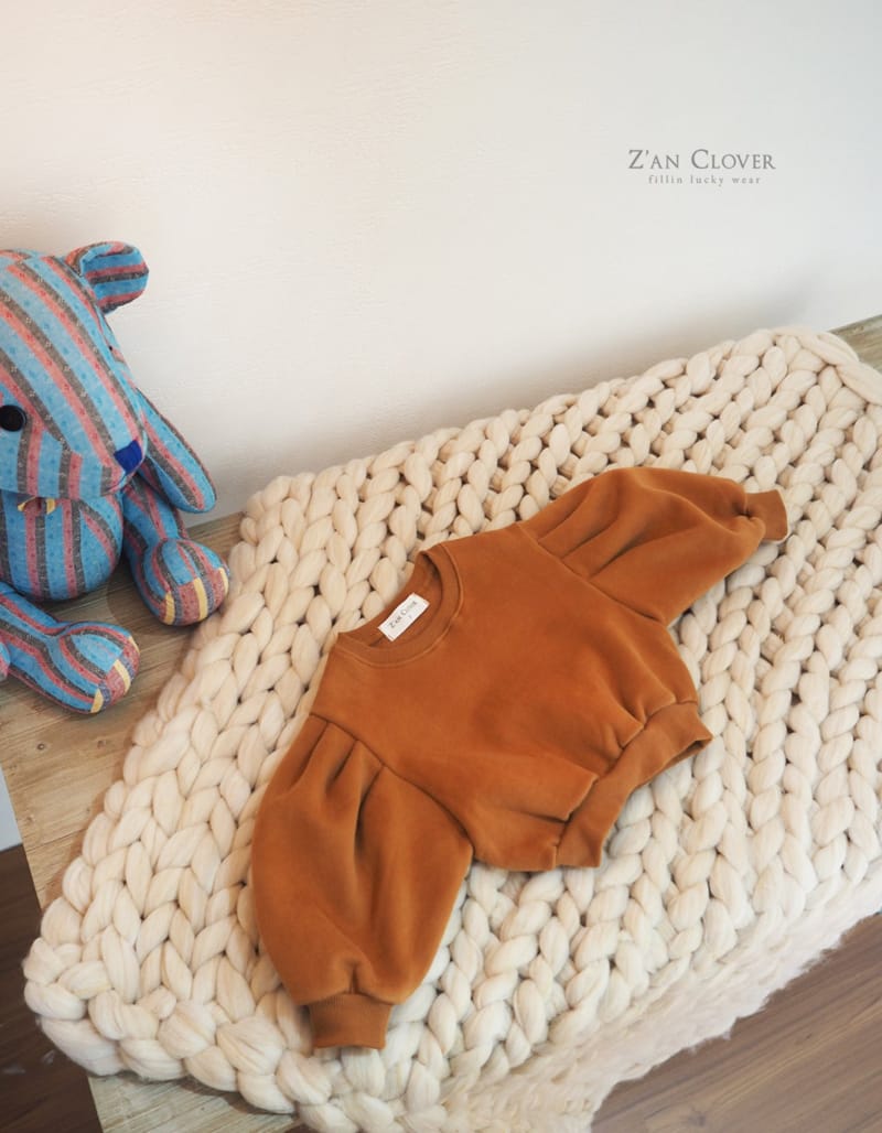 ZAN CLOVER - Korean Children Fashion - #Kfashion4kids - Puff Short Sweatshirt - 6